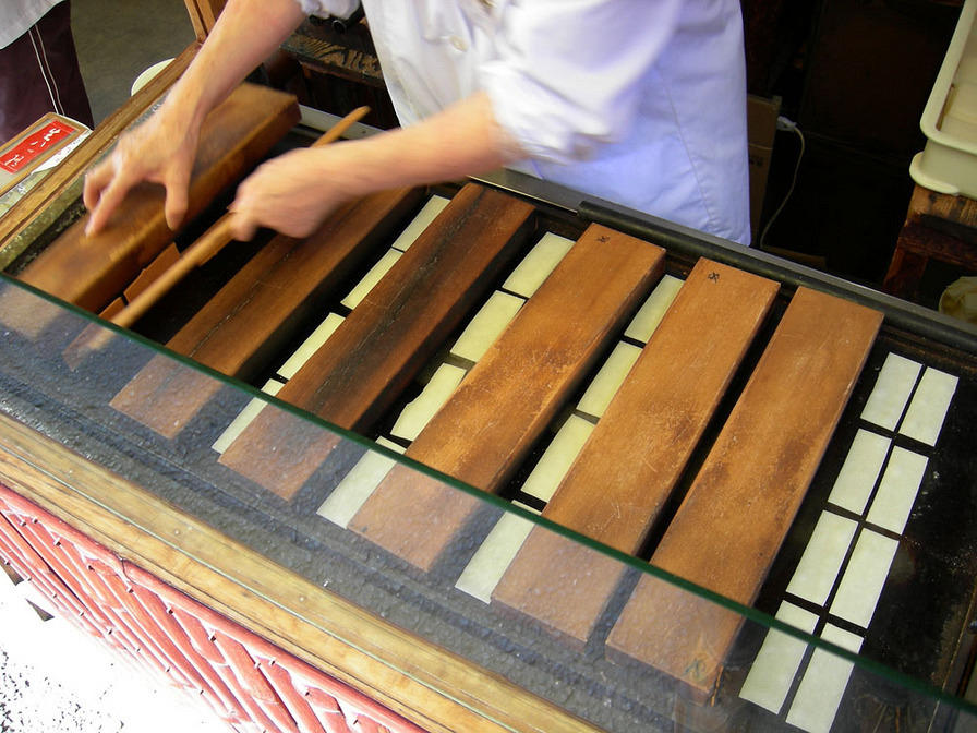 Traditional sweets making