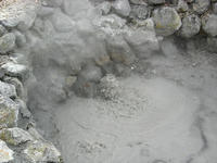 Boiling waters in Owakudani