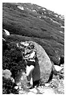 Along the way to the summit