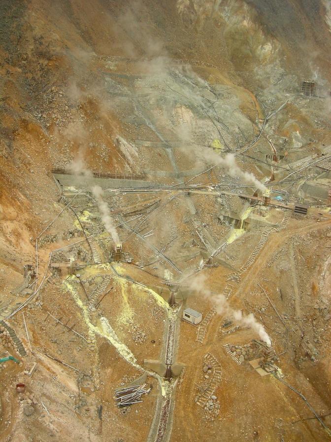 Sulphur mine