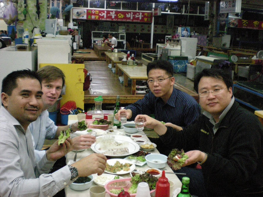 Fresh sushi in Gangneung
