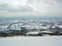 Looking down over the village