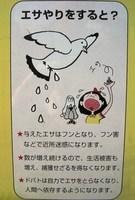 Birdshit Warning Sign